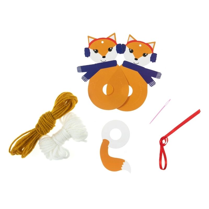 Pom Pom Decoration Kit - Fox